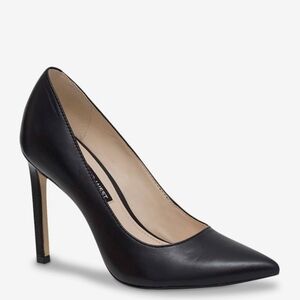 Nine West Tatiana Pump, Black Leather, US Size 7.5M
